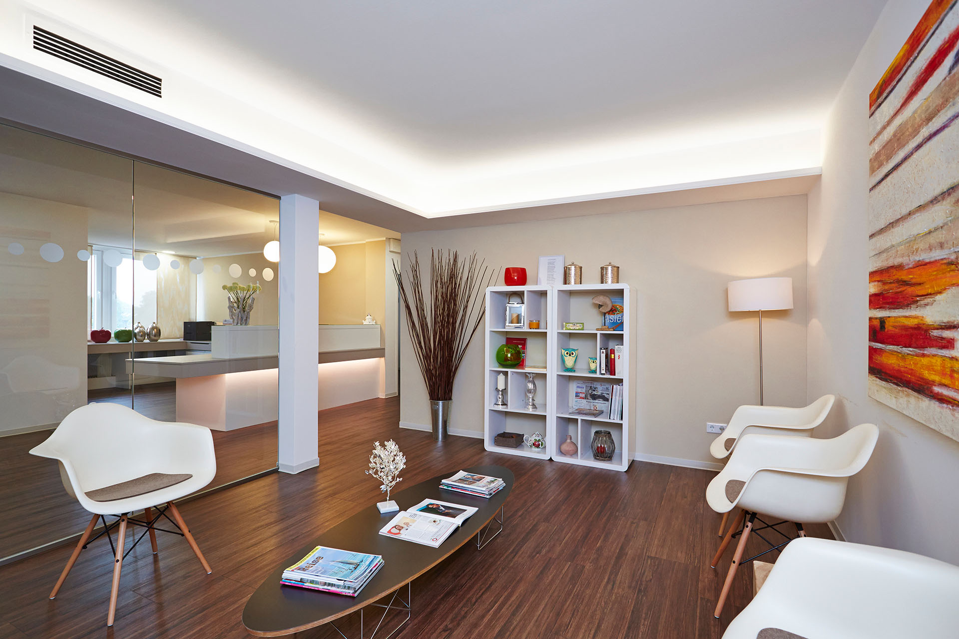 Wartezimmer der Praxis Dr. Störmer